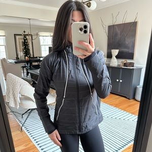 Athleta Jacket with hideaway hood